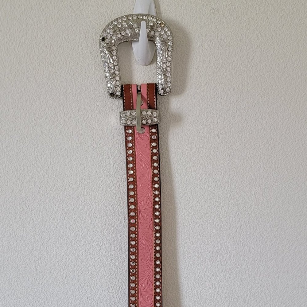 Western Rhinestone belt womens size S